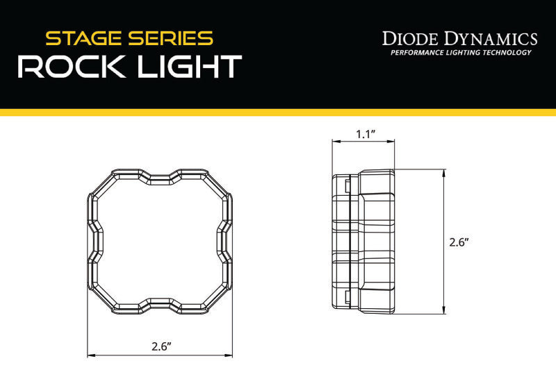 Diode Dynamics Stage Series Rock Light Magnet Mount Adapter Kit (one) - DD7465 - view 5
