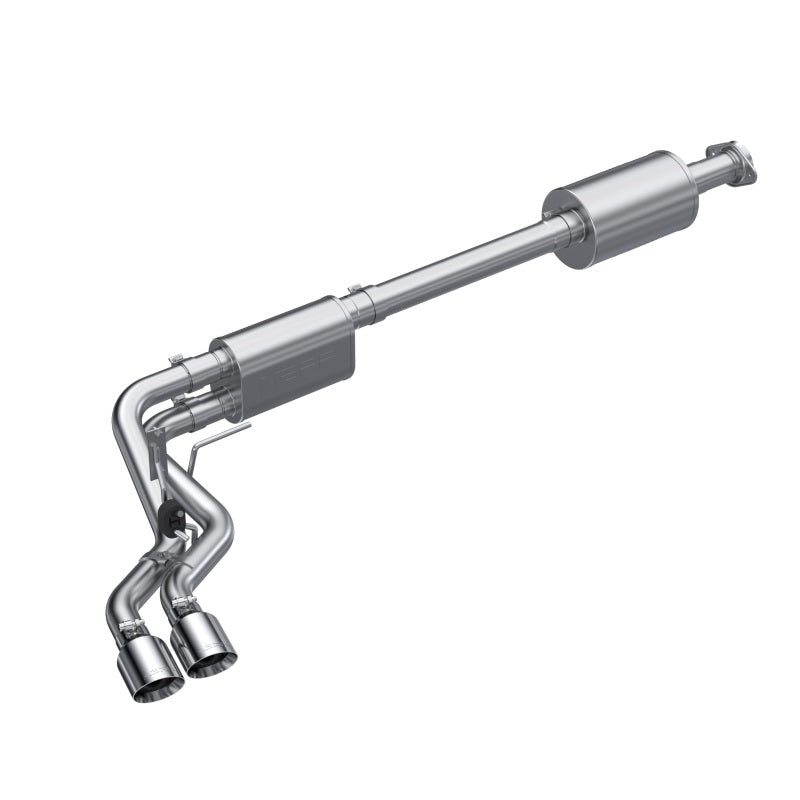 MBRP ARMOR Pro Cat-Back Exhaust - 2021+ Ford F-150 2.7L/3.5L/5.0L Dual Pre-Axle - MBRP part S5219304 view 2