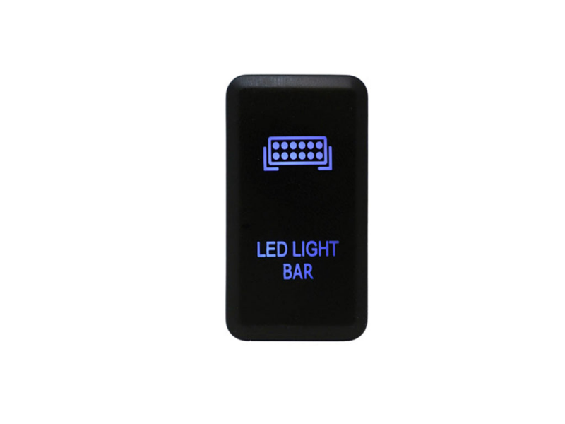 Cali Raised LED Tall Style Toyota OEM Style LED Light Bar Switch - Blue - CR2394
