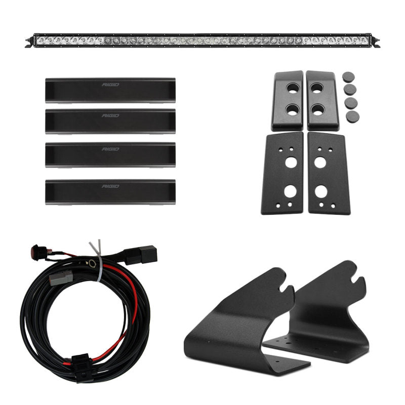 Rigid Industries 2021+ Ford Bronco Roof Line Light Kit w/ 40in SR-Series Bar (part 46724)