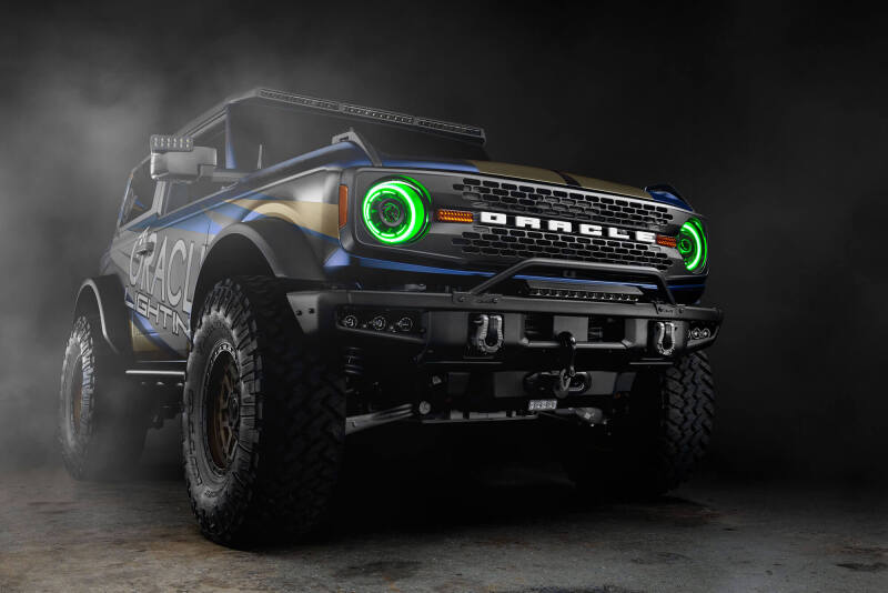 ORACLE Lighting 2021+ Ford Bronco Oculus Bi-LED Projector Headlights - ColorSHIFT LED - 5886-BC2 - view 5