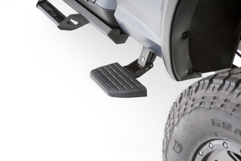 AMP Research BedStep2 Retractable Bed Side Step - 2019-2022 Ram 3500 Dually 8 ft. Bed - AMP Research part 75419-01A view 3
