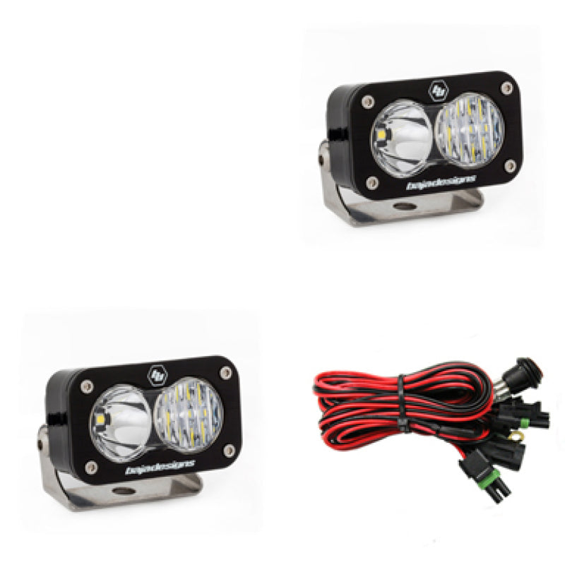 Baja Designs S2 Pro LED Light Pods - S2 Pro Series LED Light Pods Driving Combo Pattern - Pair (part 487803)