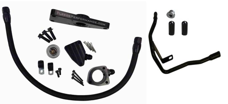 Fleece Performance Coolant Bypass Kit - 2006-2007 Dodge Ram 2500/3500 5.9L Cummins (Automatic) - Fleece part FPE-CLNTBYPS-CUMMINS-0607