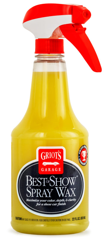 Griot's Garage Best of Show Spray Wax - 22oz (Case of 6) - 10968