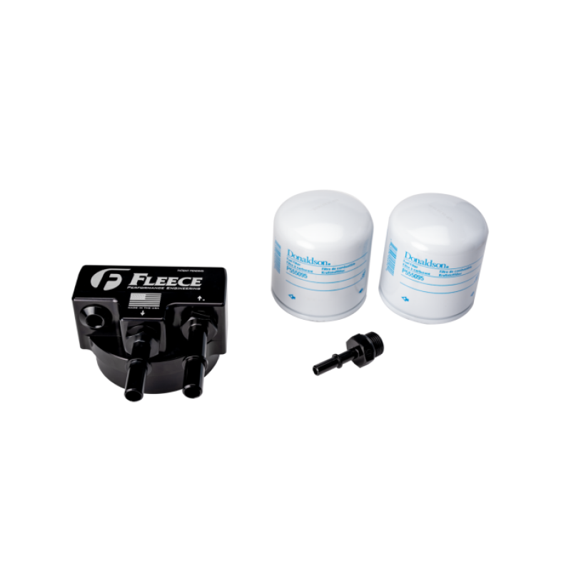 Fleece Performance Billet Under Hood Fuel Filter Assembly - 2011-2026 Ford F-250/F-350/F-450 6.7L Power Stroke - Fleece part FPE-FMC-UHFA-1123 view 2