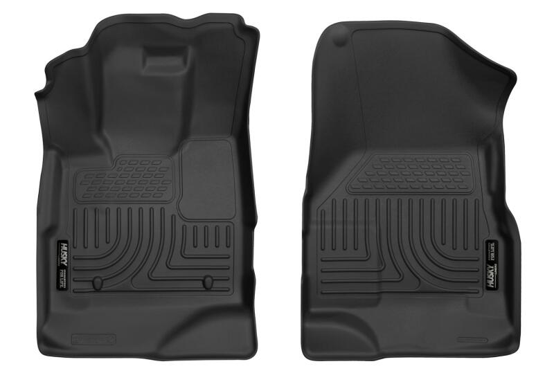 Husky Liners X-act Contour Floor Liners - Chevy, GMC, Buick & Cadillac - 10-17 GM Equinox/Terrain X-Act Contour Front Black Floor Liners (part 55281)