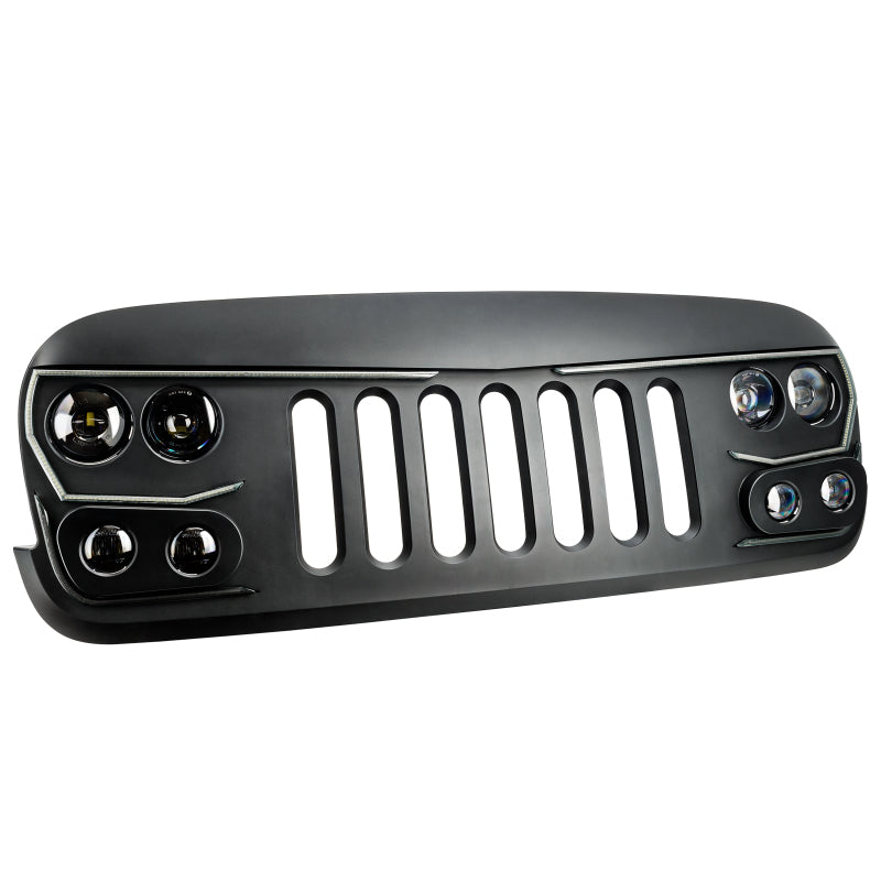 ORACLE Lighting VECTOR Series Full LED Grille - Jeep Wrangler JK - NA - 5817-PRO