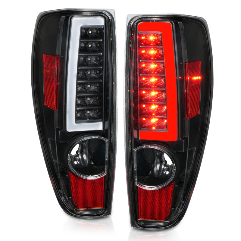 ANZO LED C-Bar Tail Lights, Black - 2004-2012 Chevy Colorado, 2004-2012 GMC Canyon - ANZO part 311382 view 6