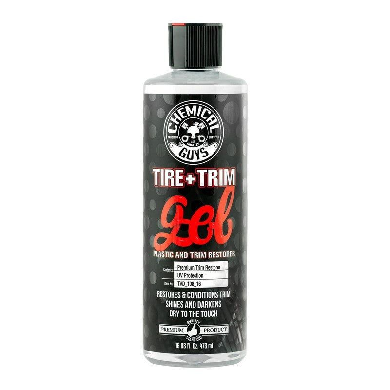 Chemical Guys Tire & Trim Gel for Plastic & Rubber - 16oz (Case of 6) - TVD_108_16