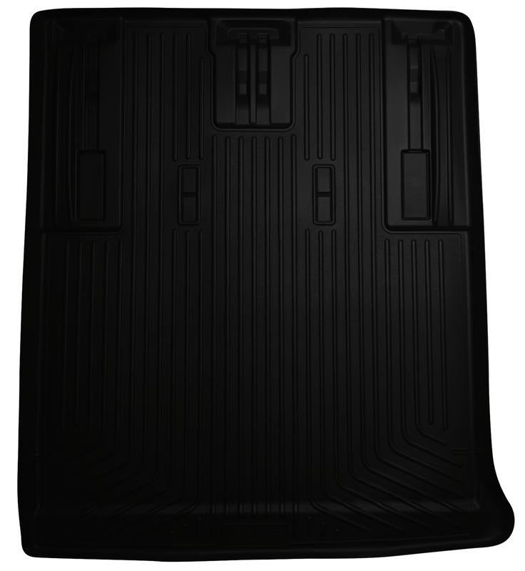 Husky Liners WeatherBeater Cargo & Trunk Liners - Chevy Tahoe/Suburban, GMC Yukon & Cadillac Escalade - 07-13 GM Escalade/Suburban/Yukon WeatherBeater Black Rear Cargo Liners (5 Ft.) (part 28271)