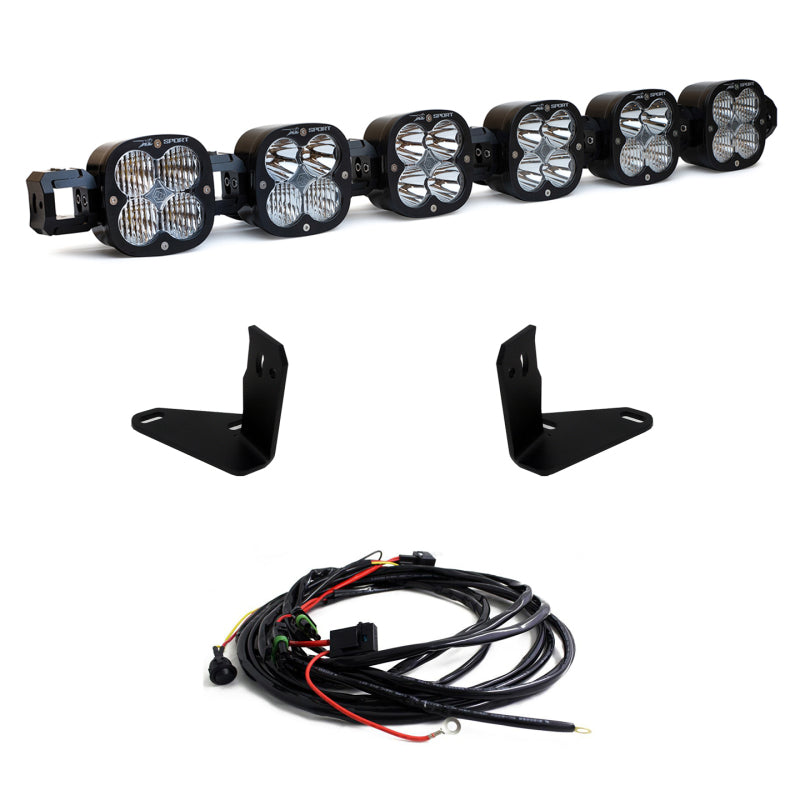 Baja Designs LED Light Kits - Ford Bronco - 2021+ Ford Bronco 6 XL Linkable Light Bar For Steel Bumper Mount (part 447750)