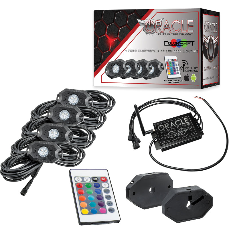 ORACLE Lighting Bluetooth + RF Underbody Rock Light Kit - 4 PCS - ColorSHIFT - 5818-333