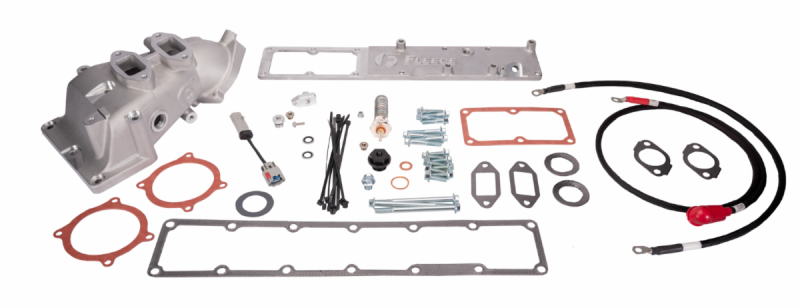 Fleece Performance Grid Heater & Intake Horn Upgrade Kit - 2007.5-2024 Ram 2500/3500/4500/5500 6.7L Cummins - Fleece part FPE-CUMM-IHK-0724 view 2