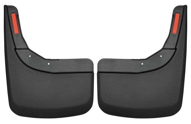 Husky Liners Custom-Molded Mud Guards - Chevy Silverado & GMC Sierra 1500 - 19-23 Chevrolet Silverado 1500 (Excl. ZR2/TBoss) Rear Mud Guards - Black (part 59261)