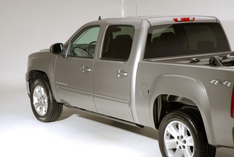 AMP Research PowerStep Running Boards - 2007-2014 Chevy Silverado 2500/3500 Extended/Crew PowerStep - Black