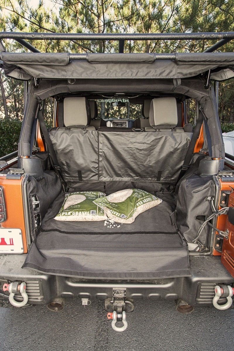 Rugged Ridge C3 Cargo Cover with Subwoofer for 2007-2014 Jeep Wrangler JK Unlimited 4 Door - view 3