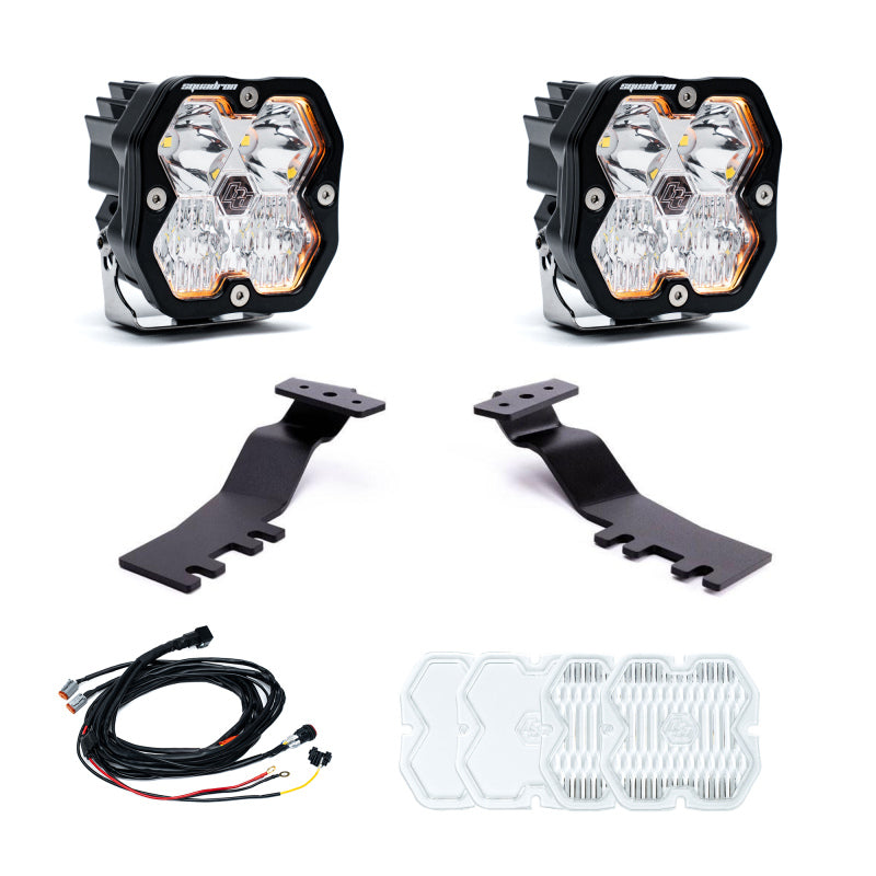 Baja Designs LED Light Kits - Toyota - 2025+ Toyota 4Runner Squadron Sport 2.0 A-Pillar Kit (Driving/Combo) - Clear (part 440010)