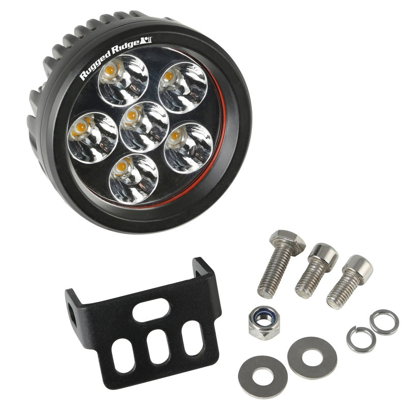 Rugged Ridge 3.5 Inch Round LED Light 18 Watt - Universal Fit