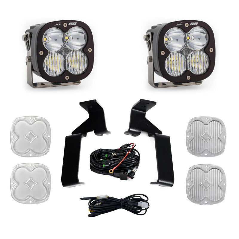 Baja Designs LED Light Kits - 2021-2025 Ford Raptor (Base/37/R) XL 80 A-Pillar Kit - part 448060