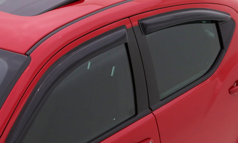 AVS Ventvisor Outside Mount Window Deflectors 4pc for 2016-2018 Honda Civic Coupe - Smoke - view 2