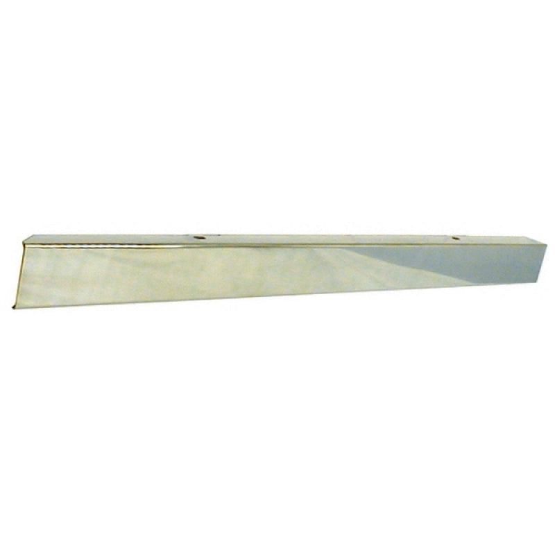 Rugged Ridge Stainless Front Bumper without Holes for 1955-1986 Jeep CJ - view 2