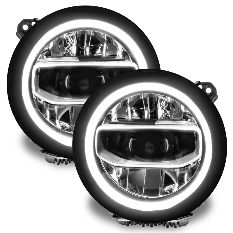 ORACLE Lighting Jeep Wrangler JL/Gladiator JT RGB+W Headlight DRL Kit - ColorSHIFT w/o Controller - 1346-334 - view 4