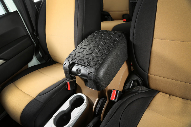 Rugged Ridge Center Console Cover Black for 2011-2018 Jeep Wrangler JK