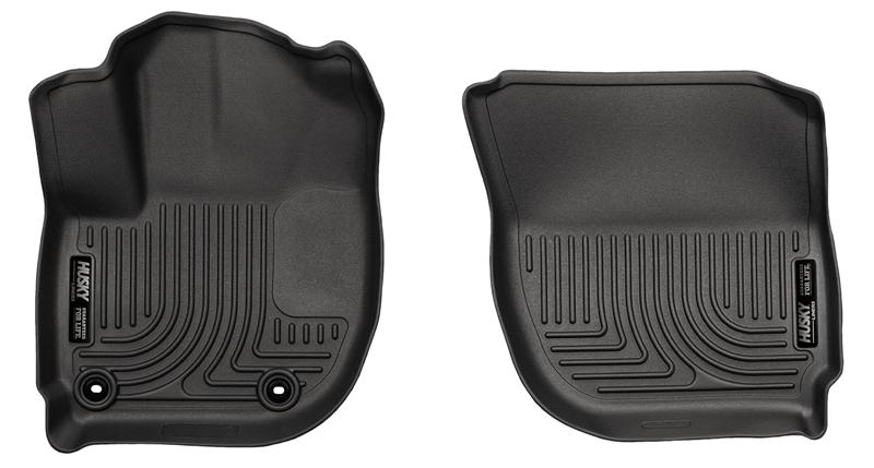 Husky Liners WeatherBeater Floor Liners - Honda & Acura - 2016 Honda HR-V Weatherbeater Black Front Floor Liners (part 18491)