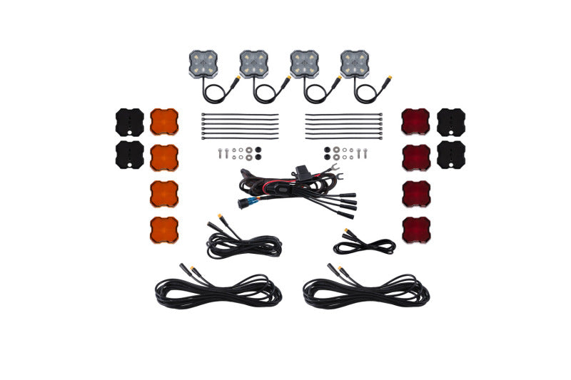 Diode Dynamics Single-Color Rock Light Installer Magnet Mount Kit (4-pack) - DD7739