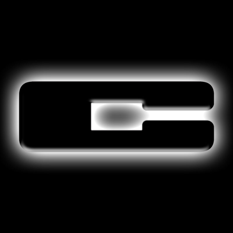 ORACLE Lighting Universal Illuminated LED Letter Badges - Matte Black Surface Finish - view 4