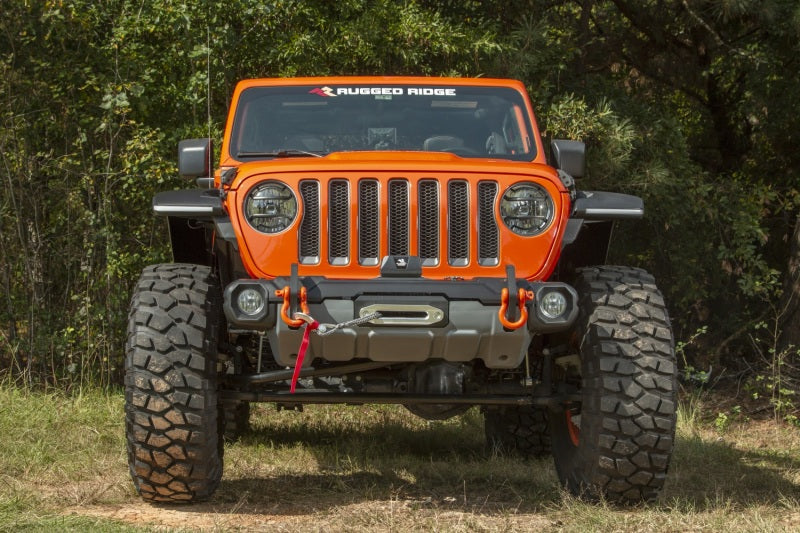 Rugged Ridge Stubby Venator Front Bumper for 2018-2020 Jeep Wrangler JL/JT - view 5