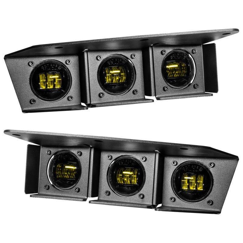 ORACLE Lighting 21-22 Ford Bronco Triple LED Fog Light Kit for Steel Bumper - view 2