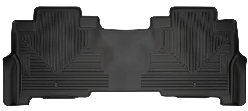 Husky Liners WeatherBeater Floor Liners - Ford Expedition & Lincoln Navigator - 18-22 Ford Expedition WeatherBeater Second Row Black Floor Liners (part 14341)