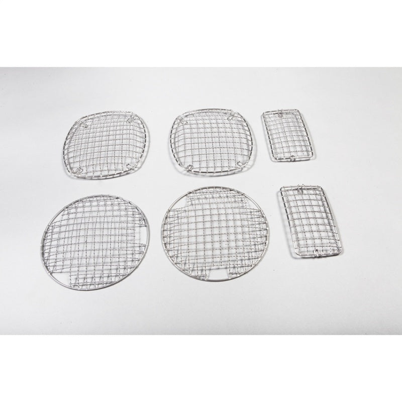 Rugged Ridge Stainless Steel Stone Guard Set for 1997-2006 Jeep Wrangler TJ