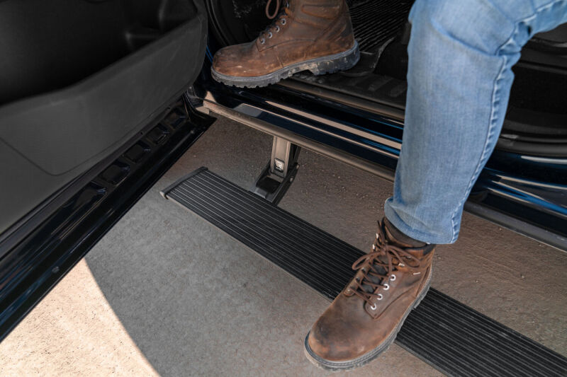 AMP Research PowerStep Power Running Boards - 2024+ Toyota Tacoma - AMP Research part 76362-01A view 4