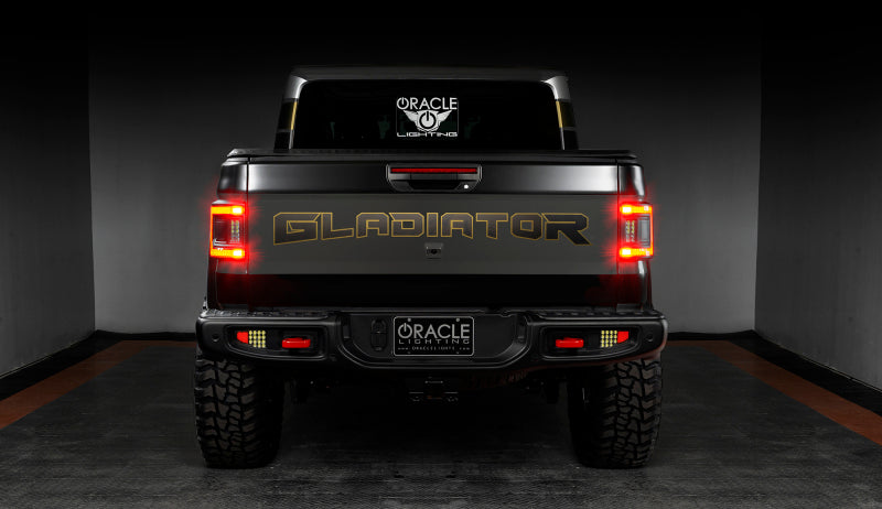ORACLE Lighting 2020+ Jeep Gladiator JT Flush Mount LED Tail Lights - Tinted Lens - 5882-504-T - view 6