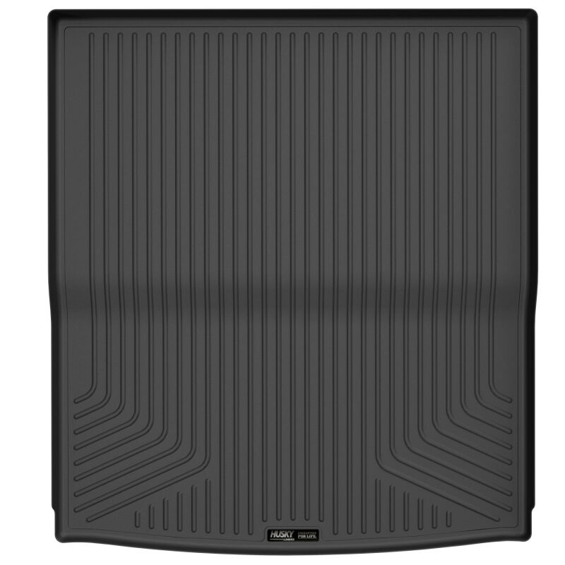 Husky Liners WeatherBeater Cargo & Trunk Liners - Chevy Tahoe/Suburban, GMC Yukon & Cadillac Escalade - 21-23 Tahoe/Yukon Weatherbeater Cargo Liner Behind 2rd Row Over Folded 3rd Row - Black (part 28291)