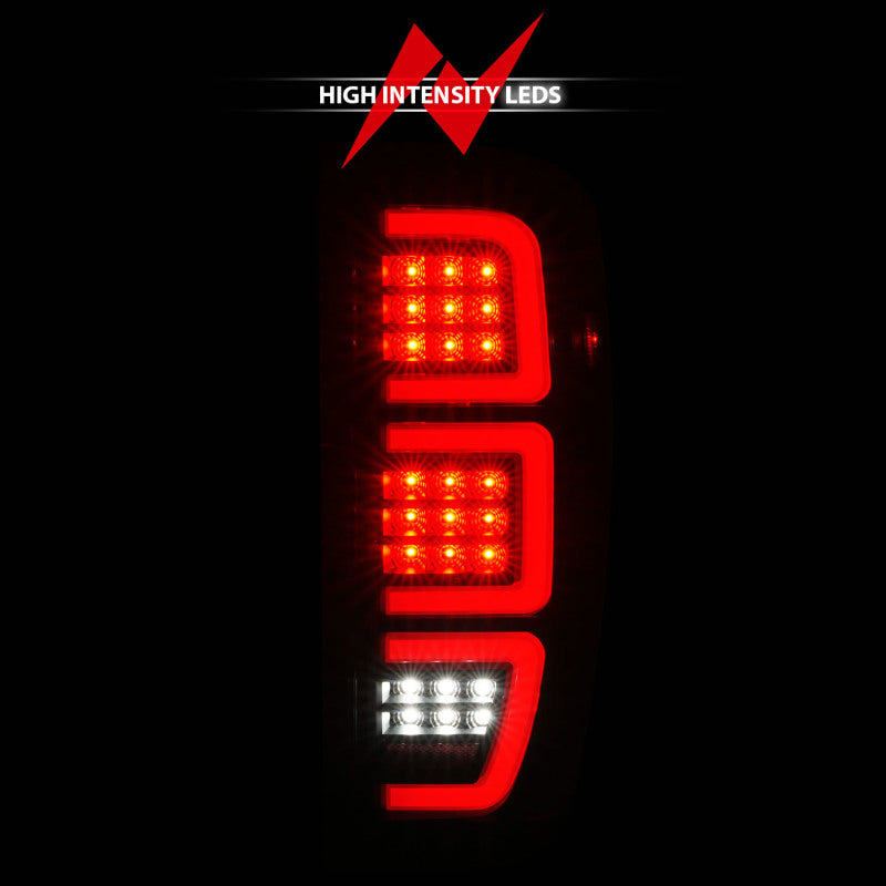ANZO Full LED Sequential Tail Lights w/ Initiation Lighting, Black Housing, Clear Lens - 2019-2023 GMC Sierra 1500, 2020-2023 GMC Sierra 2500HD/3500HD (Factory LED models) - ANZO part 311459 view 6
