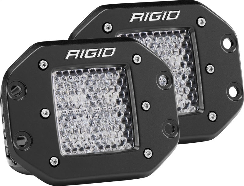 Rigid Industries D-Series PRO - Diffused 60 Deg - Flush Mount (Pair) (part 212513)
