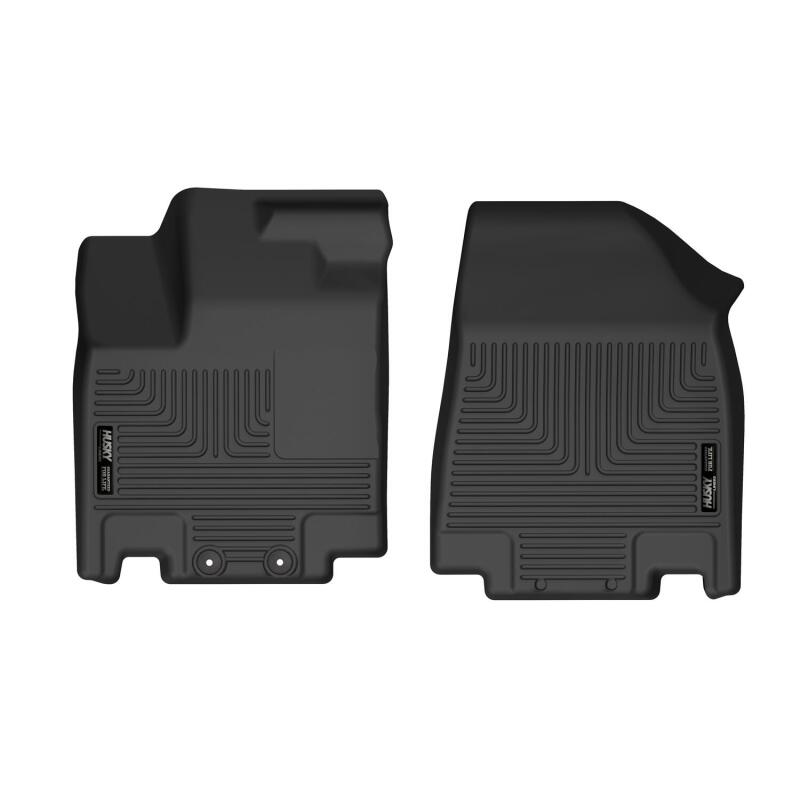 Husky Liners X-act Contour Floor Liners - Nissan & Infiniti - 2022 Nissan Pathfinder / Infiniti QX60 Front Floor Liners - Black (part 51341)
