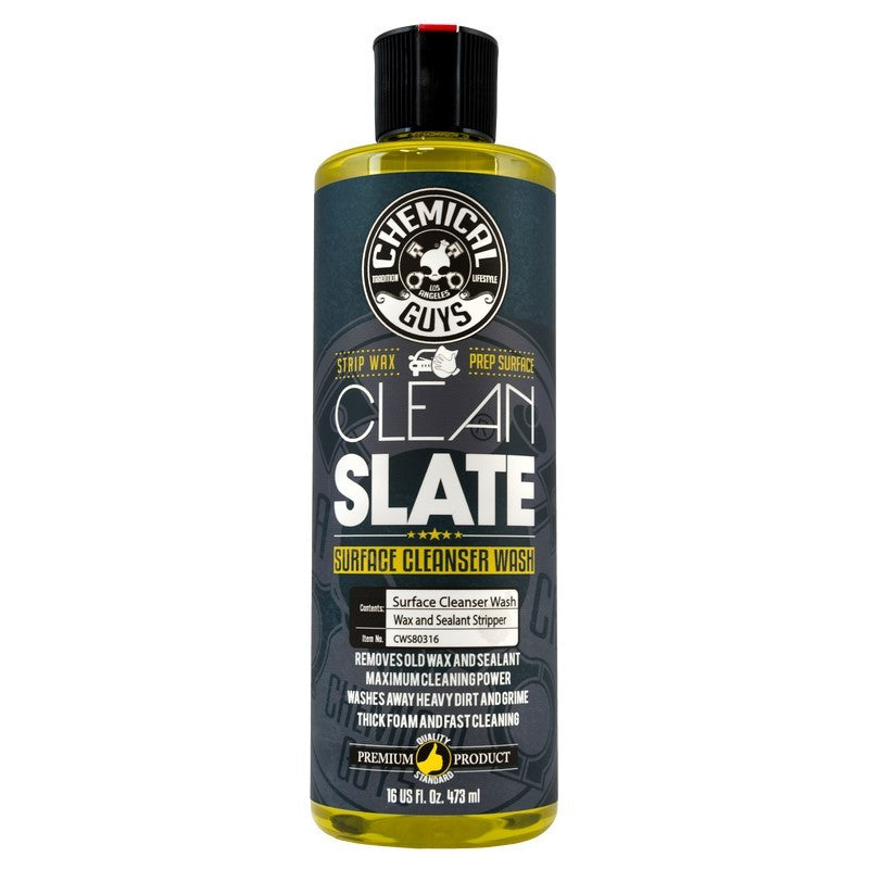 Chemical Guys Clean Slate Surface Cleanser Wash Soap - 16oz (Case of 6) - CWS80316