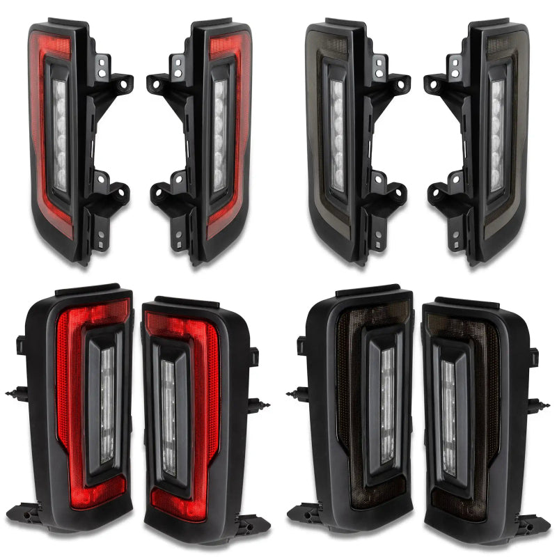 ORACLE Lighting Flush Style (Lensless) LED Tail Lights for 2021+ Ford Bronco (w/ Signature Lights) - 5892-023 - view 4
