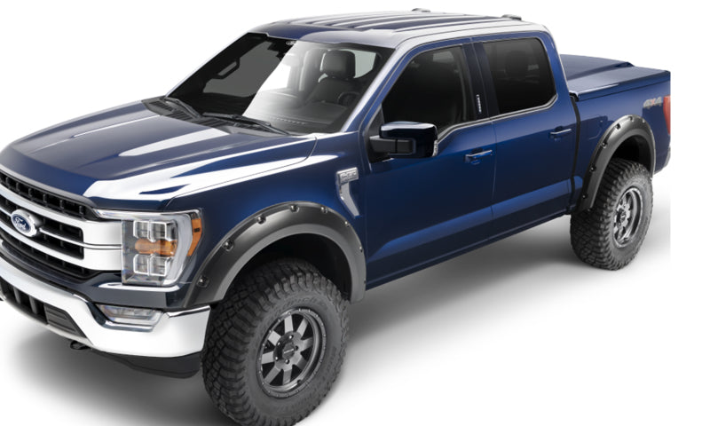 Bushwacker Pocket Style Flares 4pc for 2021 Ford F-150 (Excl. Lightning) - Black
