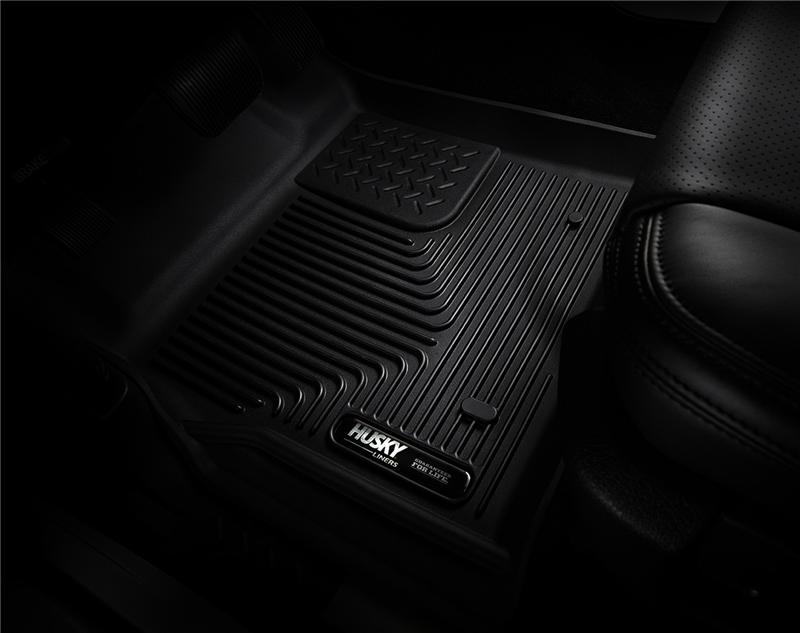 Husky Liners X-act Contour Floor Liners - Toyota Tacoma - 05-14 Toyota Tacoma Crew Cab Pickup X-Act Contour Black 2nd Seat Floor Liner (part 53801)