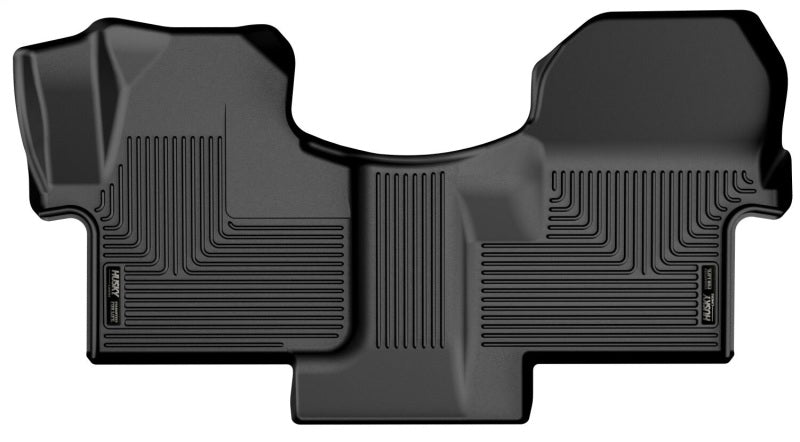 Husky Liners WeatherBeater Floor Liners - 2019-2023 Mercedes-Benz Sprinter 2500/3500 Front Row Black - part 18061