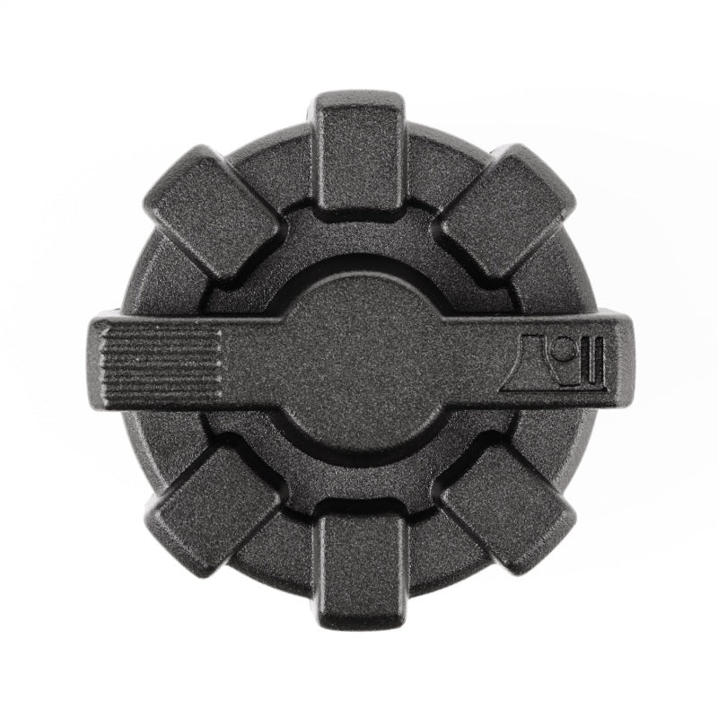 Rugged Ridge Black Elite Aluminum Fuel Cap for 2001-2019 Jeep Wrangler TJ/LJ/JK/JL - view 3