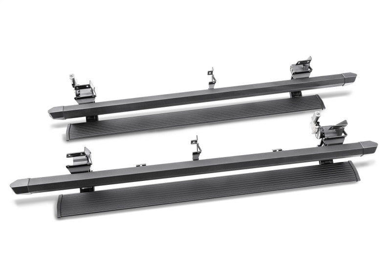 AMP Research PowerStep Running Boards - 2022 Ford F-250/350/450 (250/350 Only Sync 4 Models) Crew Cab PowerStep XL - Black