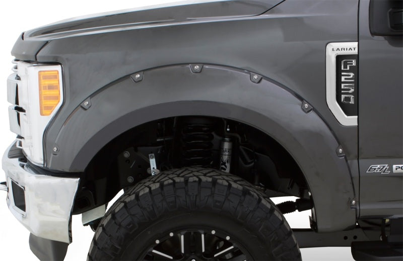 Bushwacker Pocket Style Flares 4 pc for 2018-2019 Ford F-150 - Shadow Black - view 3