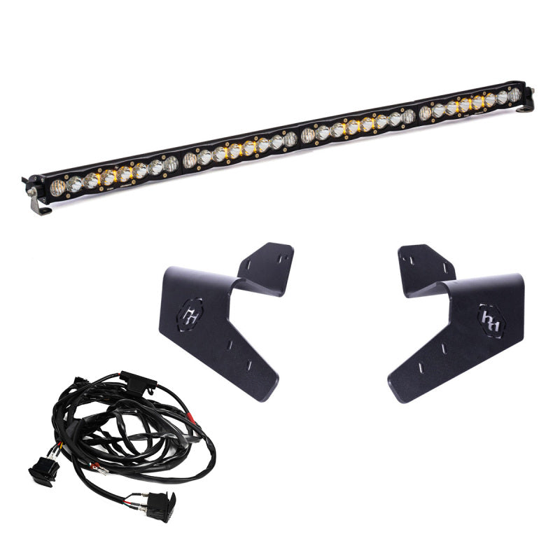 Baja Designs LED Light Kits - UTV & Side-by-Side - Can-Am Maverick R 40in S8 Roof Mount Kit (part 448198)